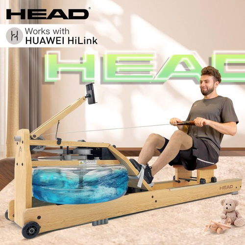 海德HEAD WR689水阻划船机 高端进口红橡木，智能折叠健身新体验